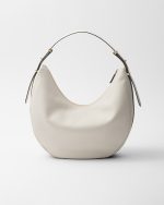 Prada Arqué Large Leather Shoulder Bag - Image 6